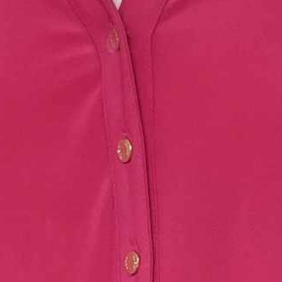 SPRING ANNE KLEIN PINK LONG-SLEEVE WOMEN'S TOP SIZE M - Picture 3 of 6